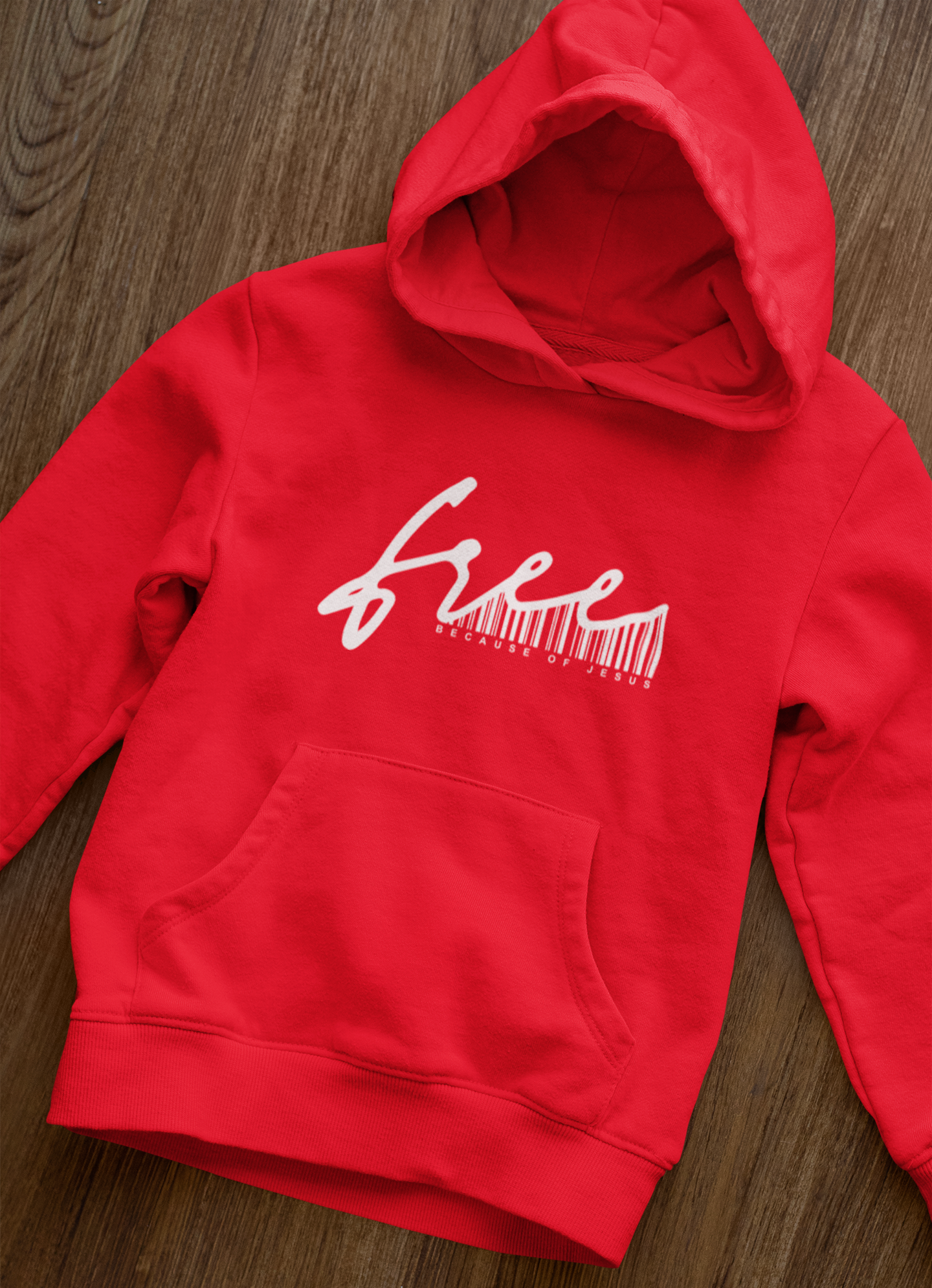 Youth Free Because of Jesus Hoodie