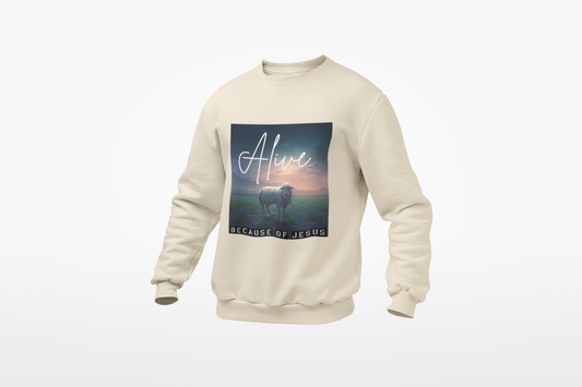 Alive Because Of Jesus Sweatshirt