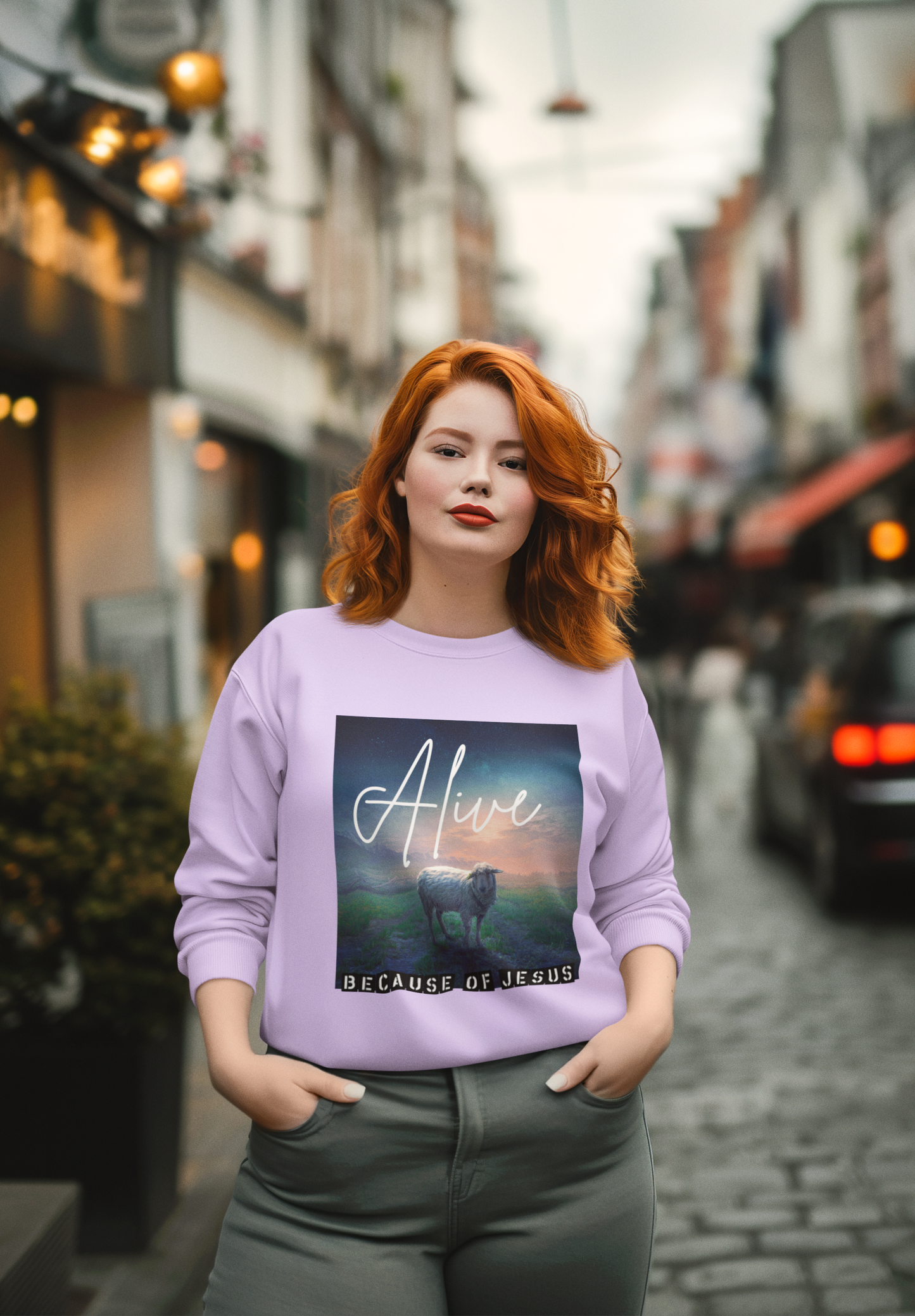 Alive Because Of Jesus Sweatshirt