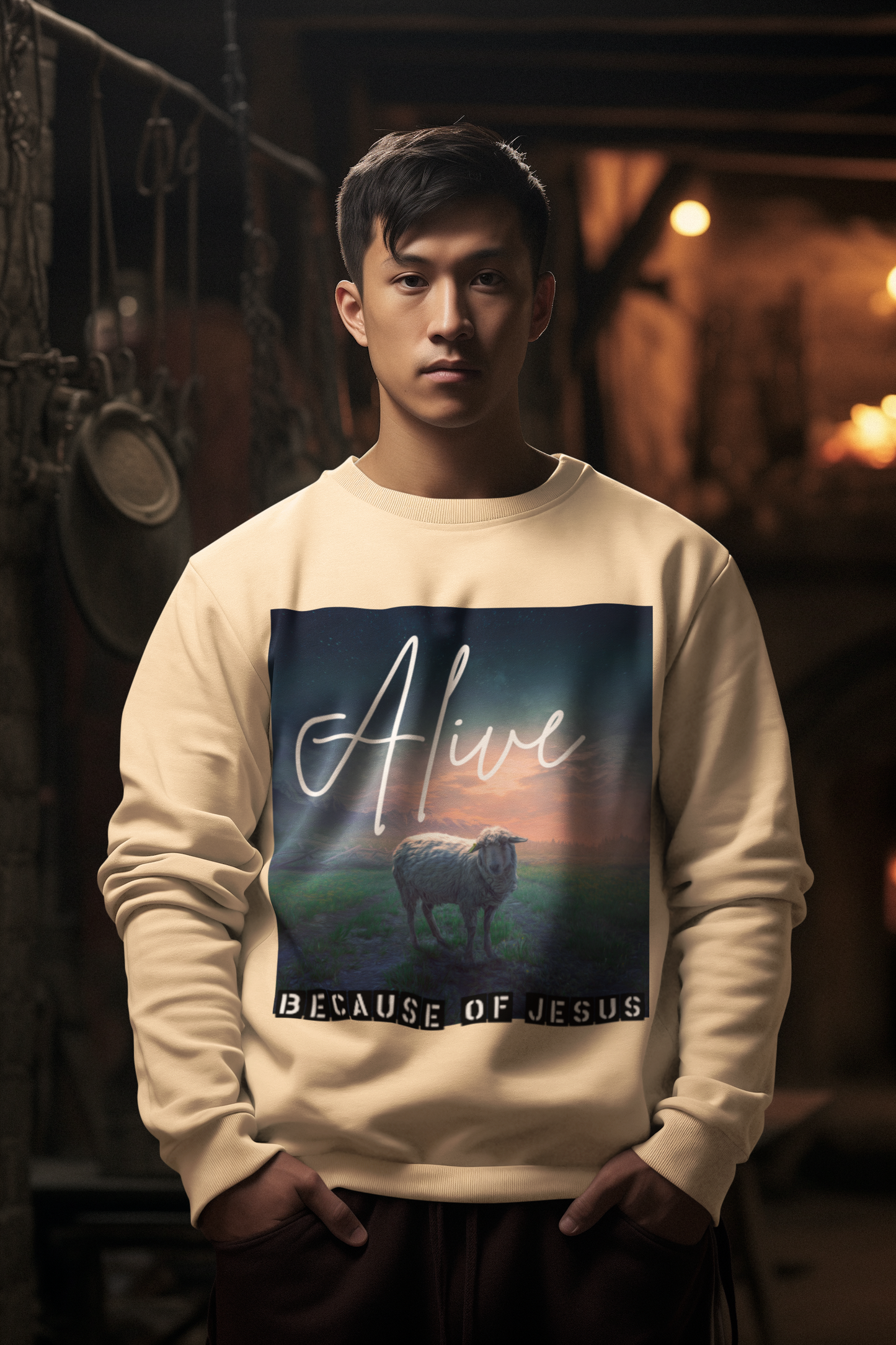 Alive Because Of Jesus Sweatshirt